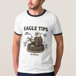 Roliga Tips från Skallig Örn om Naturöverlevnad me T Shirt