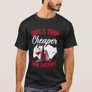 Roliga tjejresor möhippa vinparty tjejer Vi T Shirt