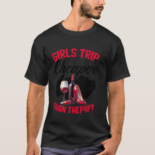 Roliga tjejresor möhippa vinparty tjejer Vi T Shirt