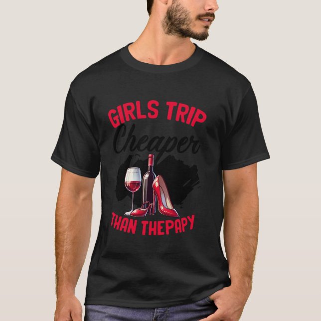 Roliga tjejresor Sängvätning Bröllopsfest Vinparty T Shirt (Framsida)