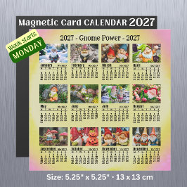 Roliga Tomtar 2027 Anpassningsbar Fotokalender - M