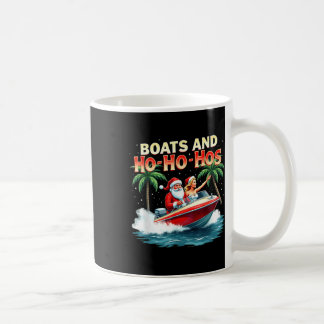 Roliga Tomte Båtar Och Ho Ho Hos Jul Kaffemugg