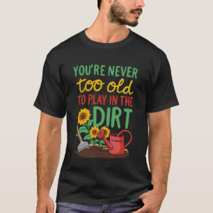Roliga Trädgårdsväxter Trädgårdsmästare för Män Kv T Shirt