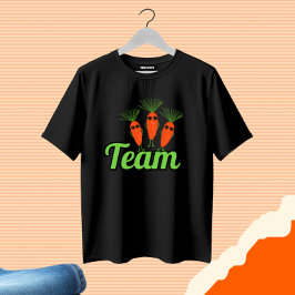 Roliga tre morötter t shirt