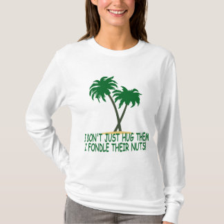 Roliga tree hugger kvinnor tee shirt