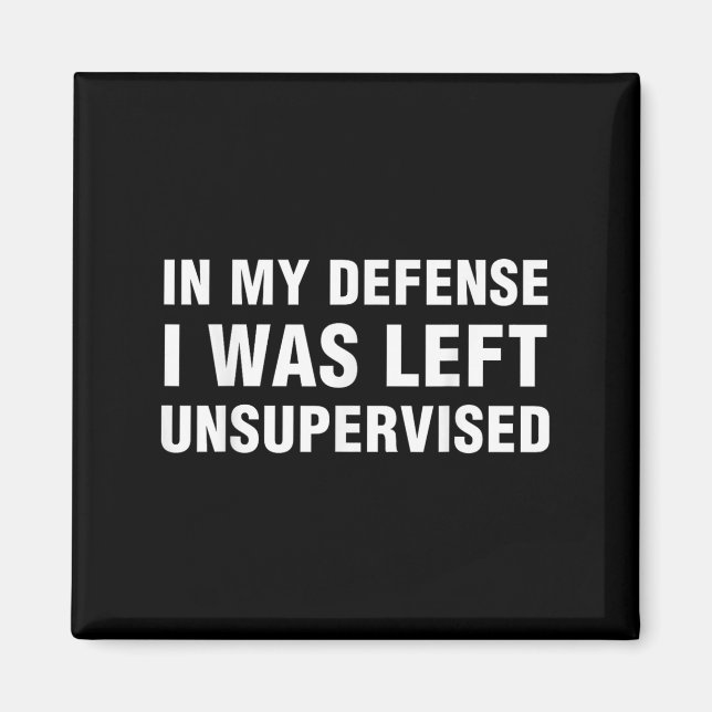 Roliga tröjor För manar Sarkastic Tee i mitt försv Magnet (Framsidan)