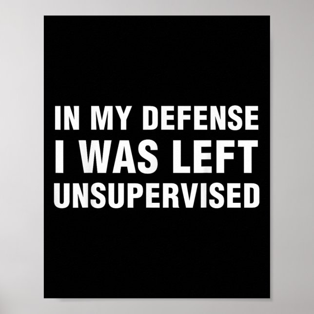 Roliga tröjor För manar Sarkastic Tee i mitt försv Poster (Framsidan)