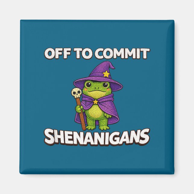 Roliga trollkonst-designer för avstängda commit magnet (Framsidan)