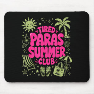 Roliga trötta föräldrar sommar klubb semester kaos musmatta