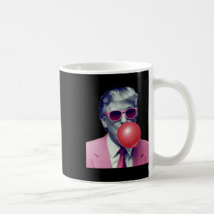 Roliga Trump Bubble Gum Yum Gåvor Kaffemugg