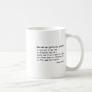 Roliga Trump-citat Dagligvaror Definition Kaffemugg