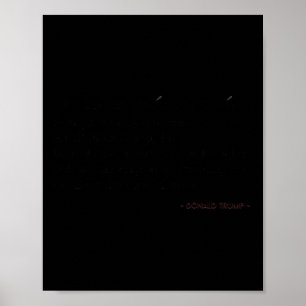 Roliga Trump-citat Dagligvaror Definition Poster