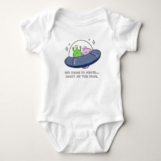 Roliga tvillingutomningar Söt rymdbarnbodies T Shirt