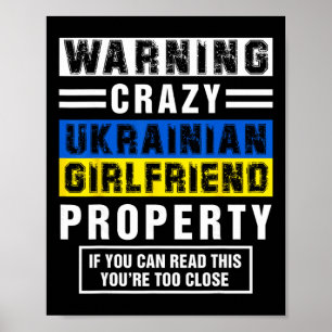 Roliga ukrainska flickvänner Citat Tales Boyfriend Poster