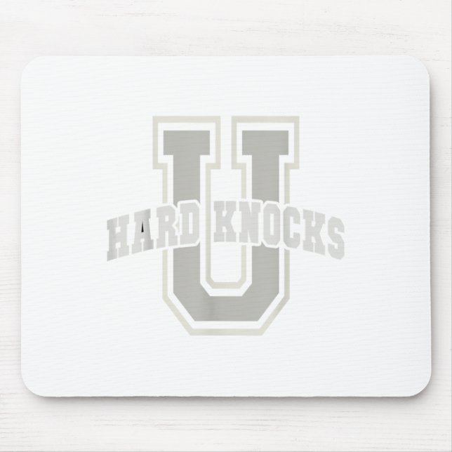Roliga University Of Hard Knocks Bekräftelse Högsk Musmatta (Framsidan)