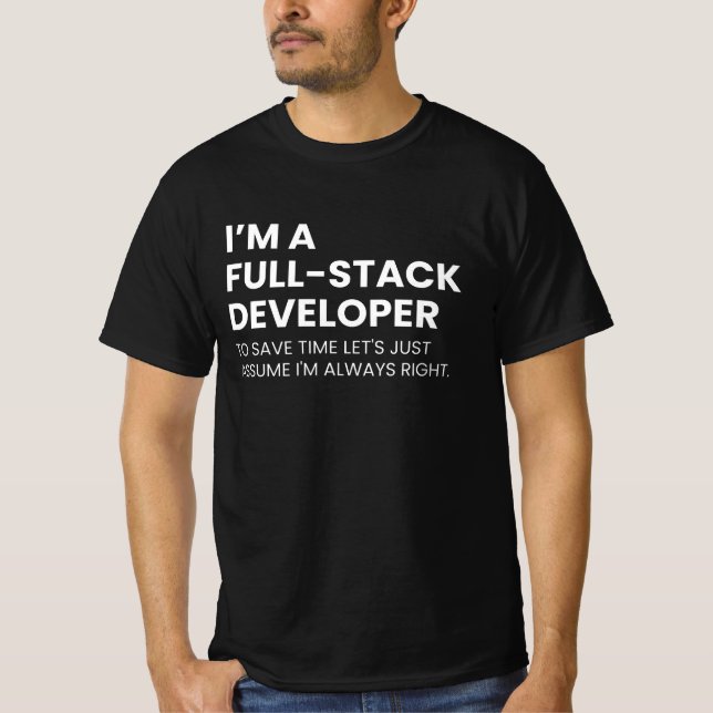Roliga Uttryck För Utvecklare Och Programmerare T Shirt (Framsida)