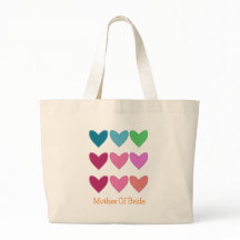 Roliga vackra hjärtan färgrik mor till bruden bröl