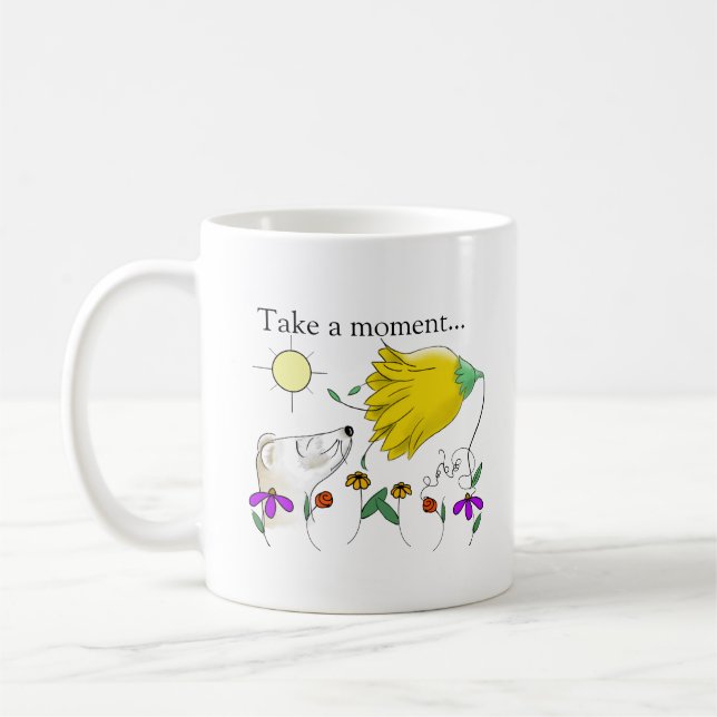 Roliga vesslabilder kaffemugg (Vänster)