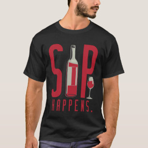 Roliga vin citat som säger vinälskare dricker vin t shirt