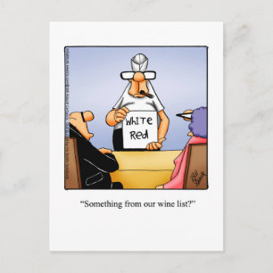 Roliga vin skämt vykort
