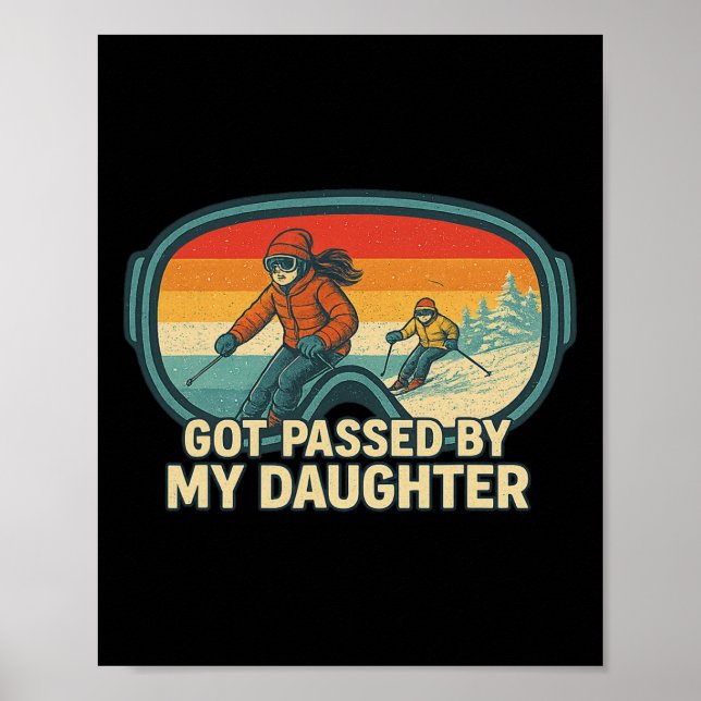 Roliga vintersporter jag blev sparkad av min dotte poster (Framsidan)