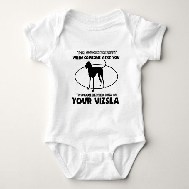 Roliga Vizsla designer Tee Shirt (Framsida)
