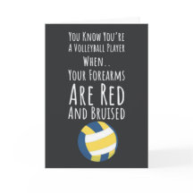 Roliga Volleybollkort Fan Lagsporter Spelare