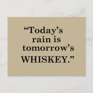 Roliga whiskey-citat drickat roliga talesätt vykort