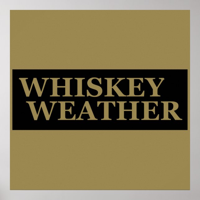 Roliga whiskey-citat för drinkare poster (Framsidan)