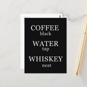 Roliga whiskey-citat roliga alkohol-citat presente vykort