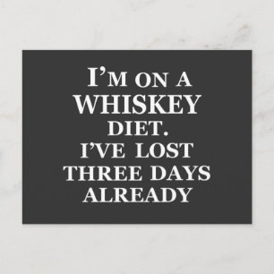 Roliga whisky-citat humor whiskey-ord vykort