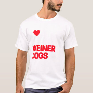 Roliga Wiener Hund Presentidéer T Shirt