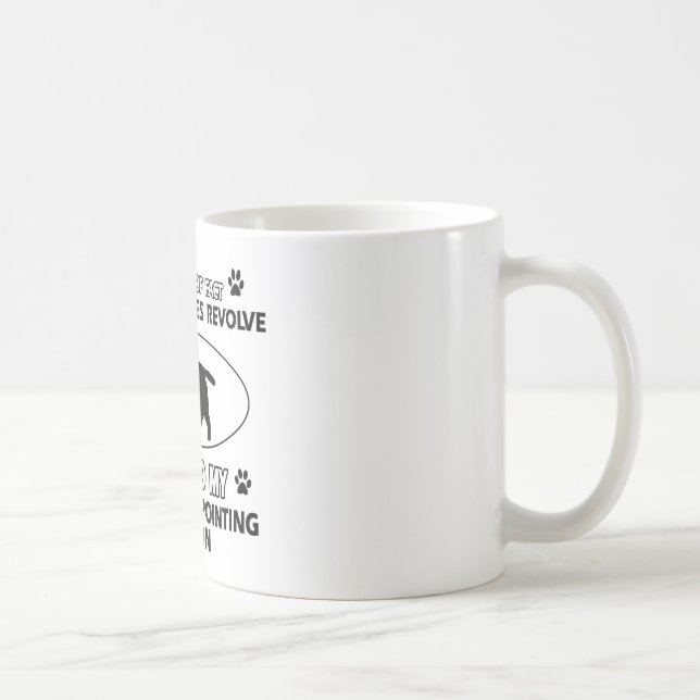 Roliga wirehaired peka griffondesigner kaffemugg (Höger)