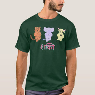 Roliga yogadjur t shirt