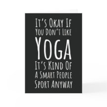 Roliga yogakort Fred Namaste Söt skräck