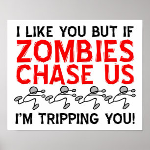 Roliga Zombie Affischer