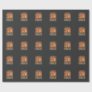 Roliga zombies Halloween jagas av oss design Presentpapper