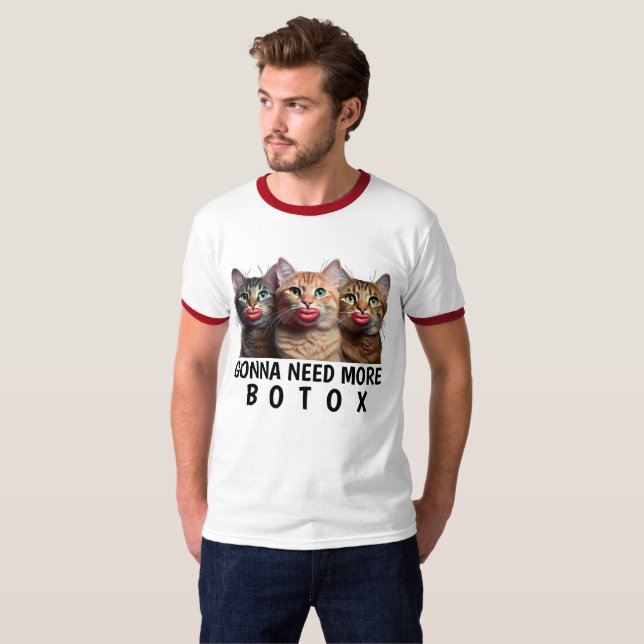 Roligare med Botox T-Shirt! T Shirt (Hel framsida)