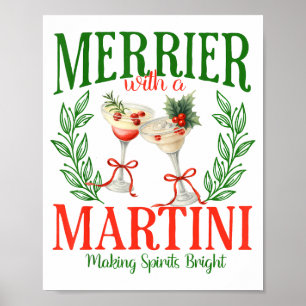 Roligare med en Martini Systerfest Glada Poster