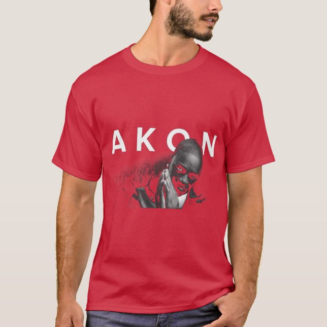 roligaste akon t shirt (Framsida)