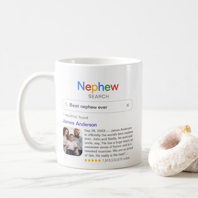 Roligaste bästa brorson någonsin sökresultat med f kaffemugg (Med munk)