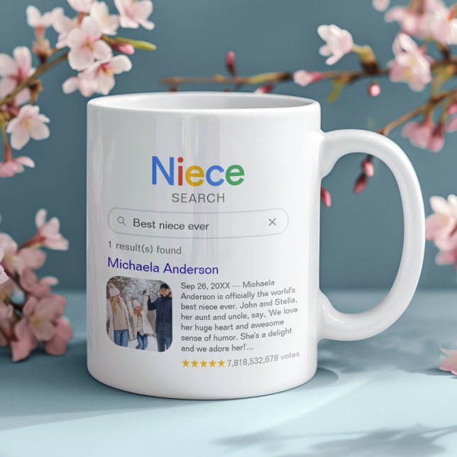 Roligaste bästa systerdotter någonsin sökresultat  kaffemugg (Skapare uppladdad)