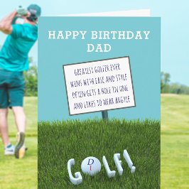 Roligaste Golfaren Någonsin Födelsedagskort Kort