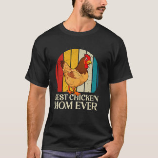 Roligaste Kycklingmamma Bonden Bästa Kycklingmamma T Shirt