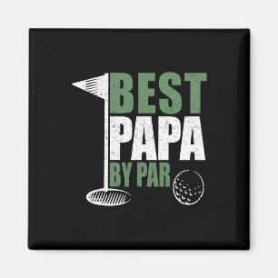 Roligaste Pappa Född Av Par Fars Dag Golf Pappa Fa Magnet