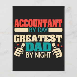 Roligaste pappacitat|present till pappas dag flygblad