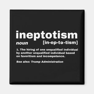 Rolighetsdefinition av nepotism Trump Djärv och sa Magnet