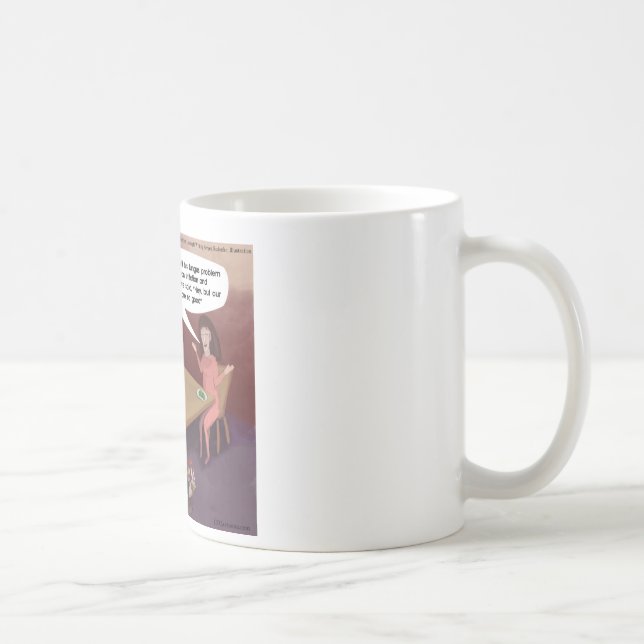 RoligKille Toadstolar För Middag Roligt Kaffemugg (Höger)