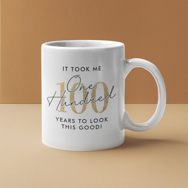 Roligt 100-årspresent kaffemugg (Skapare uppladdad)