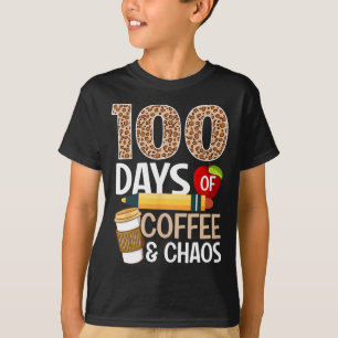 Roligt 100-dagarsdag för skollärare 100 dagar kaff t shirt
